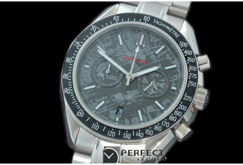 OMSP00222S Speedmaster Meteorite SS/SS Grey OS20 Quart