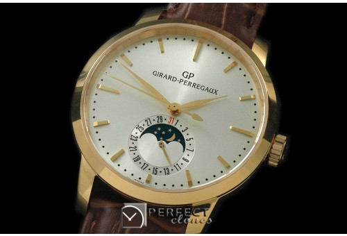 GP10006 1966 Date-Moonphase YG/LE White M-9015