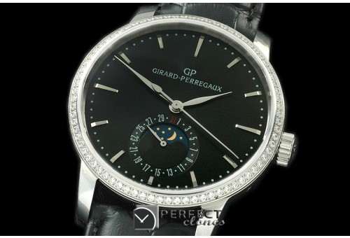 GP10002D 1966 Date-Moonphase SS/LE Black M-9015