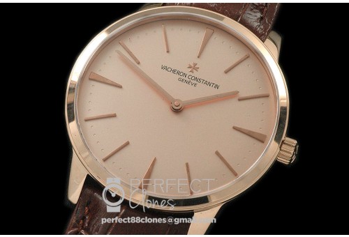 0VCP00128 Patrimony RG/LE R-Gold Jap Miyota 9015