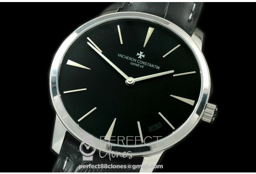 0VCP00122 Patrimony SS/LE Black Jap Miyota 9015
