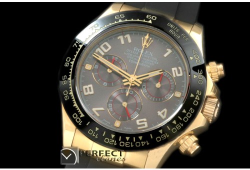 RLDF01084R Daytona 116528 YG/RU Grey Num A-775Sec@6 28800