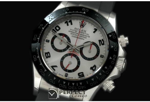 RLDS00209R Daytona 116519 SS/CER/RU White Num A-775Sec@6 28800