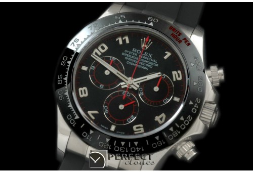 RLDS00210R Daytona 116519 SS/CER/RU Black Num A-775Sec@6 28800
