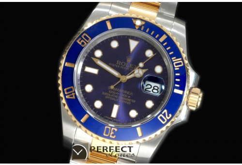 RLST-18K-102 116613 Blue TT Sub Swiss 2836