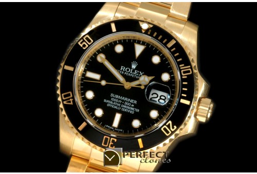 RLSF-18K-101 116619 Black FG Sub Swiss 2836