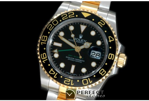 RLGT-18K-101 116713 Black TT GMT Swiss 2836