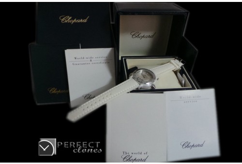 CPHP00101 Happy Sports Ladies Limited Ed Cer/RU Wht Swiss Qtz