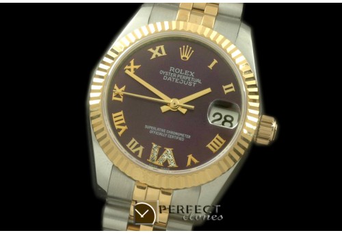 RDJmT00247 SS/YG Jubilee Purple Roman 2836