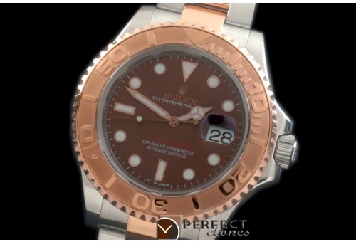 RYMENTR00008 2016 116621 Yachtmaster Men SS/RG Brown A-2836