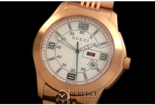 GU-TI-211S G-Timeless Men RG/RG White Swiss Quartz