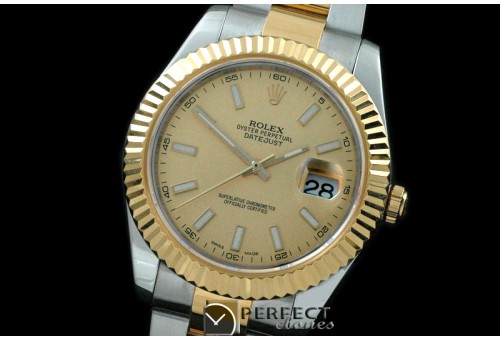 0 0 RL41DJ-18K-105 116333 Gold Stk TT Swiss 2836