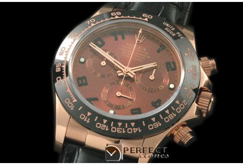 RLDFR00123AL Daytona 116515 RG/LE Brown Num A-7750/4130