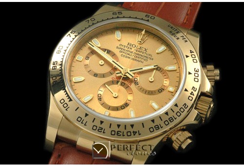 RLDF00104AL Daytona 116503 YG/LE Gold Stk A-7750/4130