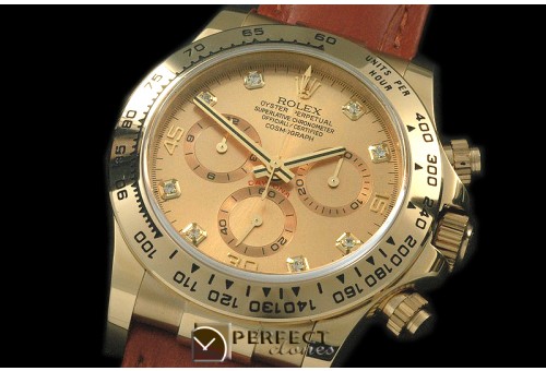 RLDF00124AL Daytona 116508 YG/LE Gold Diam A-7750/4130