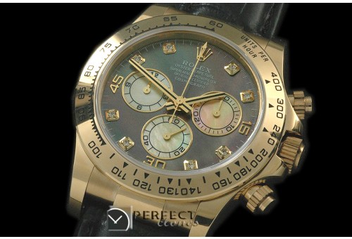RLDF00127AL Daytona 116508 YG/LE MOP Black Diam A-7750/4130
