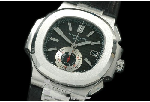 0 0 PP00082L 5980 Nautilis Chrono SS/LE Black A-7750