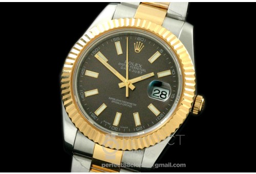 0 0 RL41DJ-18K-106 116333 Grey Stk TT Swiss 2836