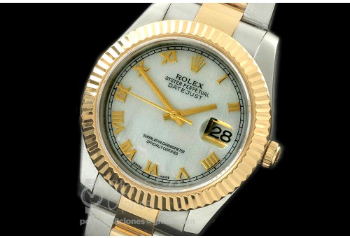 0 RL41DJ-18K-118 116333 M-Wht Roman TT Swiss 2836