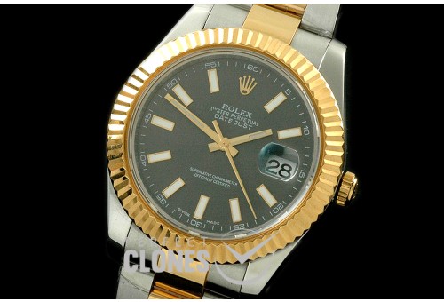 0 0 RL41DJ-18K-108 116333 Grey Stk TT Swiss 2836