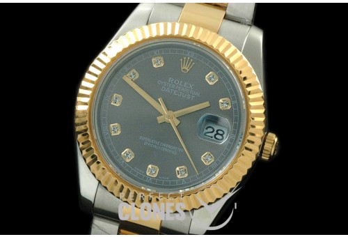 0 RL41DJ-18K-135 116333 Blue Diamond TT Swiss 2836