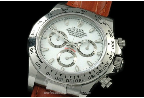 RLDS00101AL Daytona 116520 SS/LE White Stick A-7750/4130