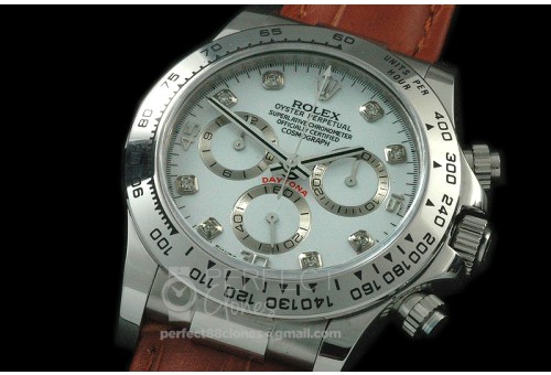 RLDS00131AL Daytona 116509 SS/LE White Diam A-7750/4130