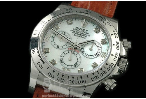 RLDS00136AL Daytona 116509 SS/LE MOP Wht Diam A-7750/4130