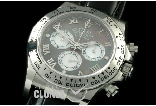 RLDS00125AL Daytona 116509 SS/LE MOP Black Roman A-7750/4130