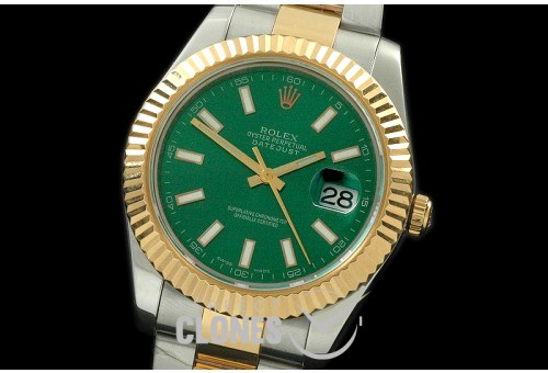 0 0 RL41DJ-18K-109 116333 Green Stk TT Swiss 2836