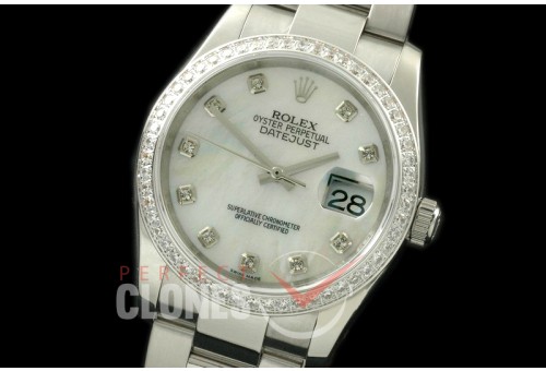 RDJMS08077D SS Oyster/Diam White Diam Asian 2836