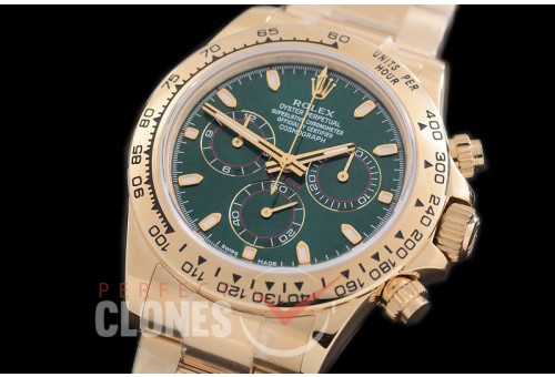 0 0 0 RLDF00903 ARF/JF Daytona 116508 YG/YG Green SH-4130 / 904L Steel 