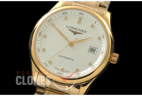 LG00063S Master Automatic YG/YG White Diam A-2836