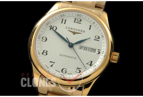 LG00066S Master Automatic Day/Date YG/YG White Num A-2836