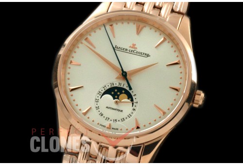 JLMC-106S Master Calender Auto RG/RG White A-2813