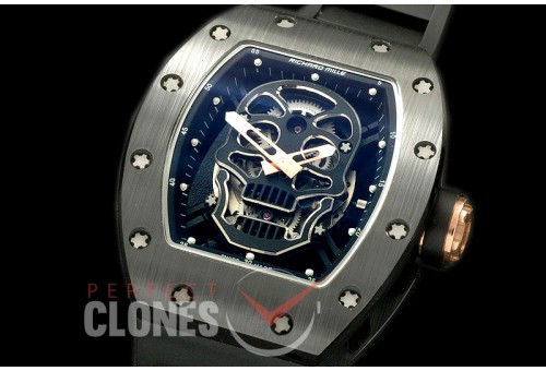 0 0 RM052-051 RM-052 Black Skull TPZ/RU Custom Skeleton