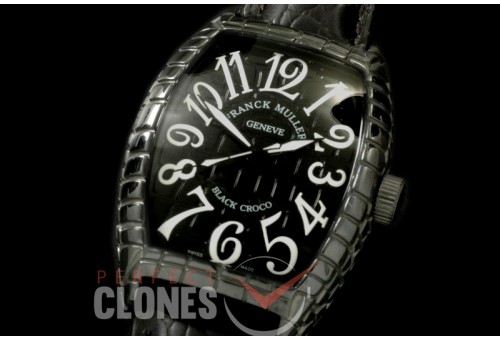 FMCROC-102 Curvex Croco CER/LE Black Asia 2813