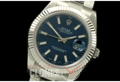  R41DJS00023 SS Oyster Fluted Blue Sticks M-9015/3136