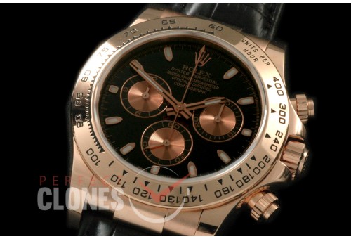 RLDTN-18K-187L 116515 Daytona Black A-7750/4130