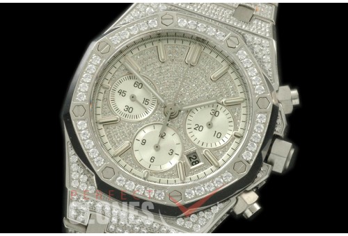 APROC00801 Royal Oak Chrono Bling SS/SS Diam A-7750