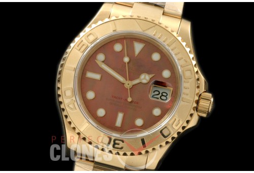 0 RYMENF00025 BP116628 Yachtmaster Men YG/YG MOP Red VR 3135 - Special Offer 