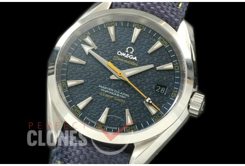 OMAT41-091L Aqua Terra 007 Auto SS/LE Blue A-2836/8507