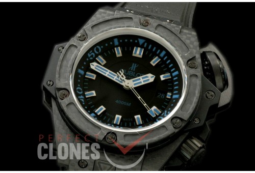 HBD00092 Diver 4000m Oceangraphique Carbon CF/RU Blk CF A-7750