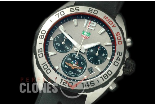 0 TGF1-00093R Formula 1 Indy 500 Special Ed Chronograph SS/RU Grey OS 20 Qtz