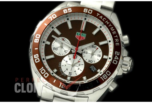 0 TGF1-00074 Formula 1 Team Redbull Special Ed Chronograph SS/SS Brown OS 10 Qtz