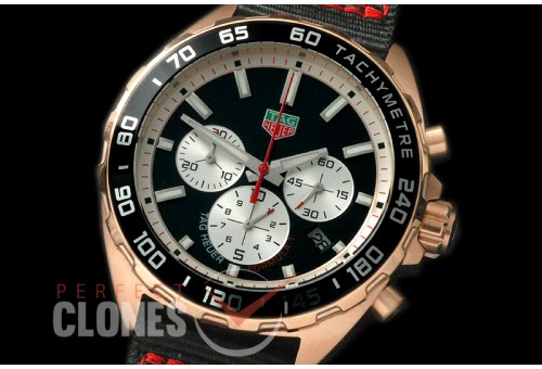 0 TGF1-00077A Formula 1 Team Redbull Special Ed Chronograph RG/NY Black OS 10 Qtz