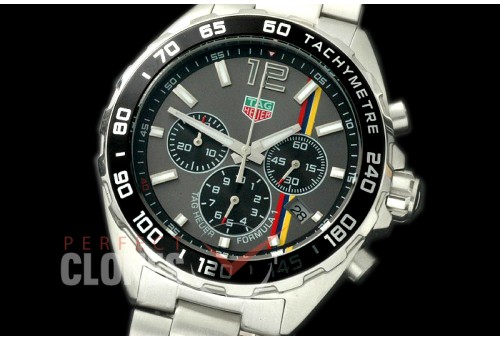 0 TGF1-00095 Formula 1 Good Wood Festival of Speed Special Ed Chronograph SS/SS Grey OS 10 Qtz