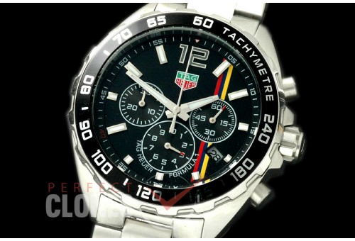 0 TGF1-00094 Formula 1 Good Wood Festival of Speed Special Ed Chronograph SS/SS Black OS 10 Qtz