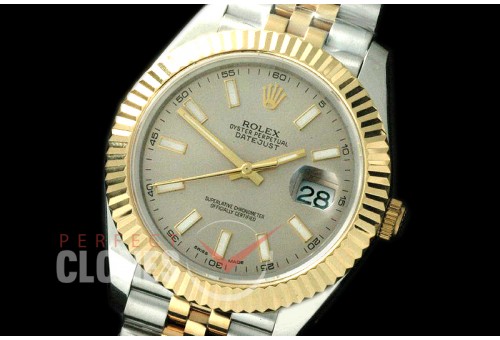 R41DJT-804 126333 SS/YG Fluted/Jubilee Light Grey Sticks SA 3235