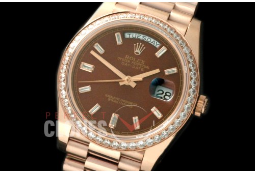 R40DDR00403D 228345RBR RG/RG Diam Bez Brown Glazier Asian Clone 2836